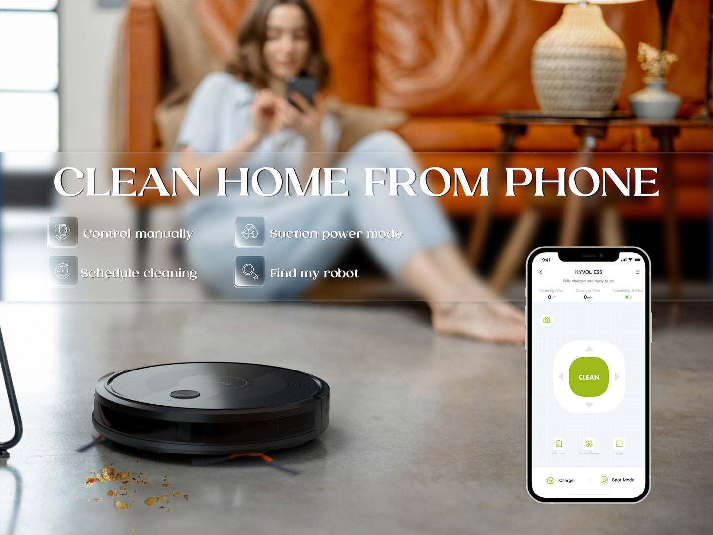 Kyvol Cybovac E25 Robot Vacuum Cleaner