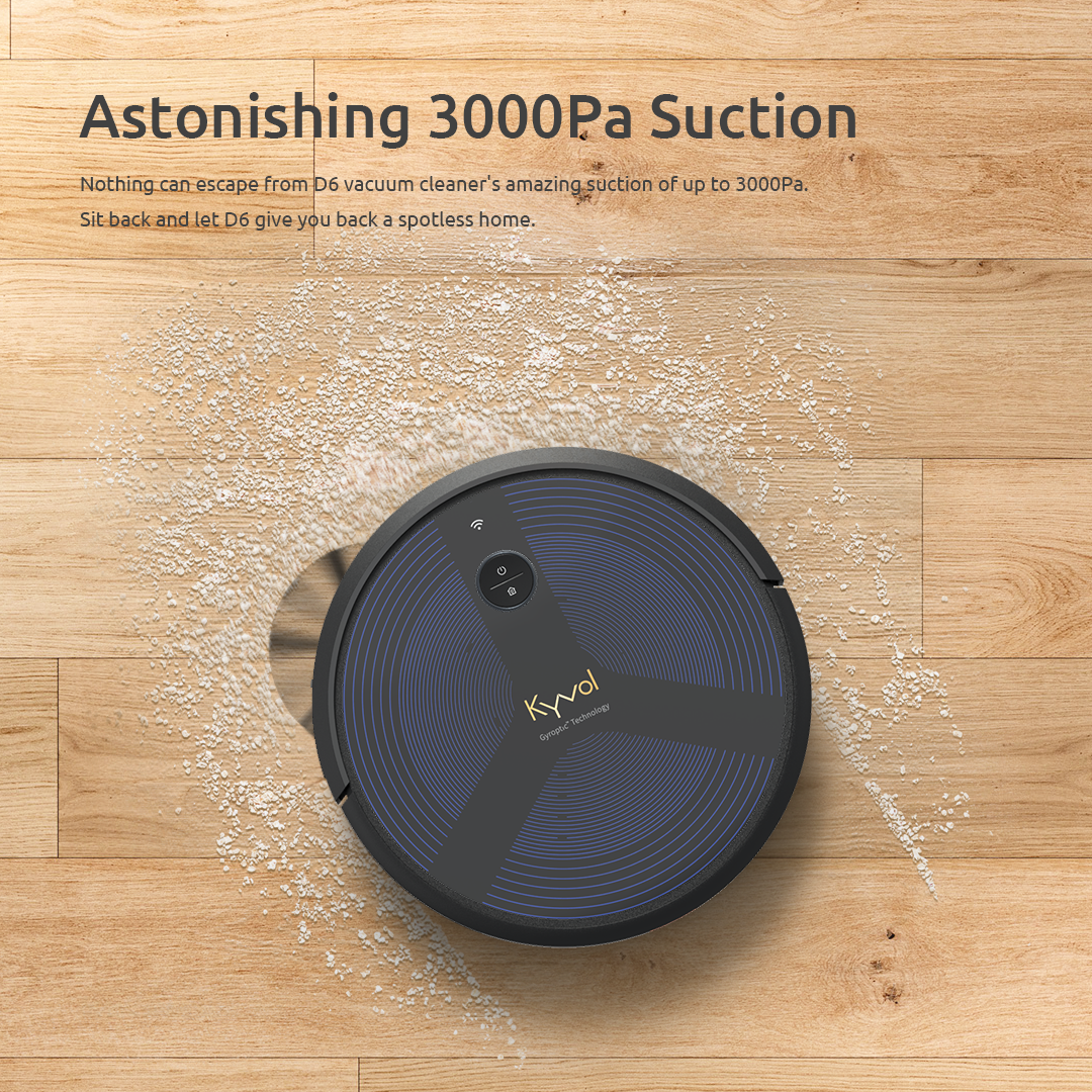 Cybovac D6 Robot Vacuum Cleaner The best cleaning and mopping helper
