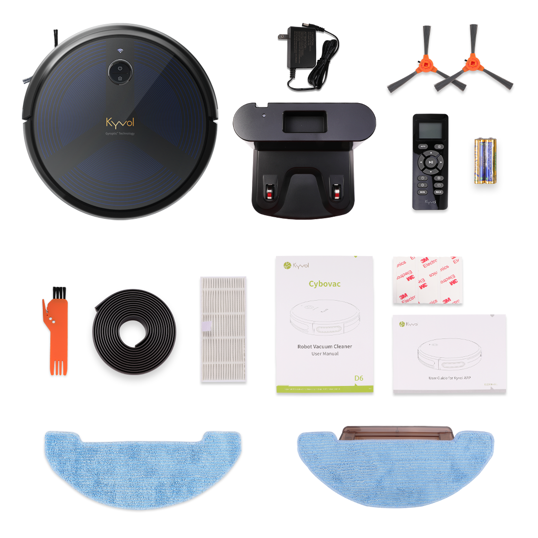 Cybovac D6 Robot Vacuum Cleaner The best cleaning and mopping helper