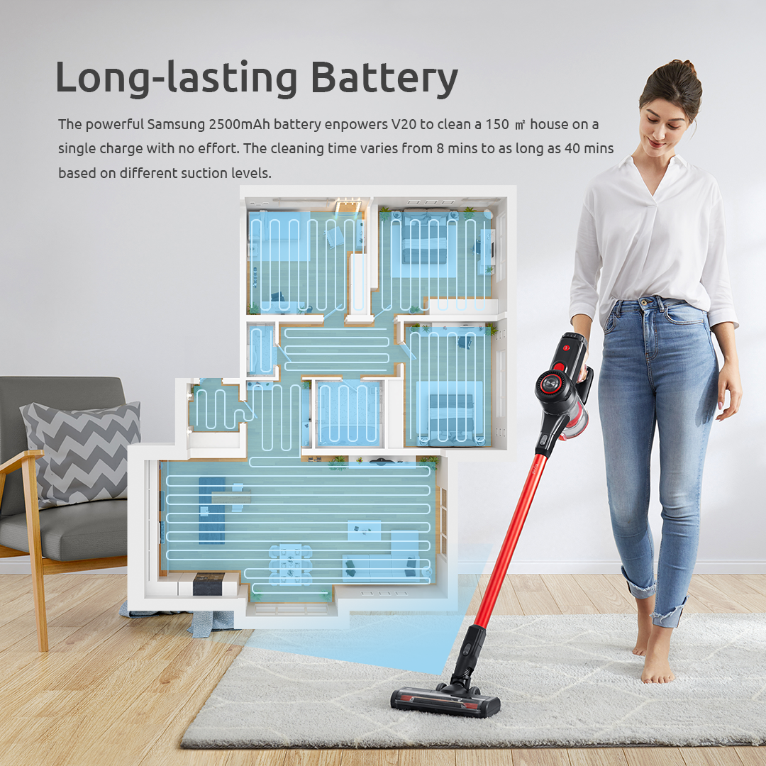 Kyvol Flutevac V20 Vacuum Cleaner 25000Pa Ultra Strong Suction Vacuum Cleaner