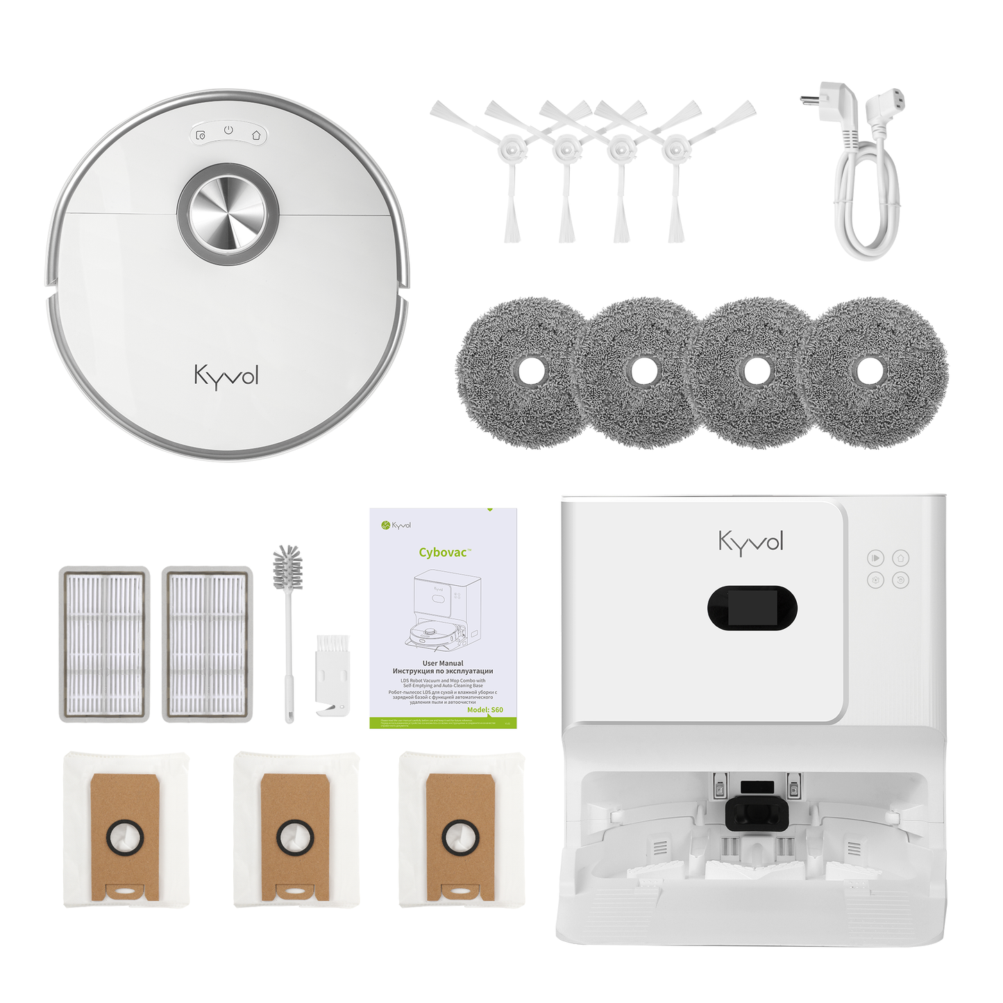 Kyvol Cybovac S60 5-in-1 Robot Vacuum & Mop