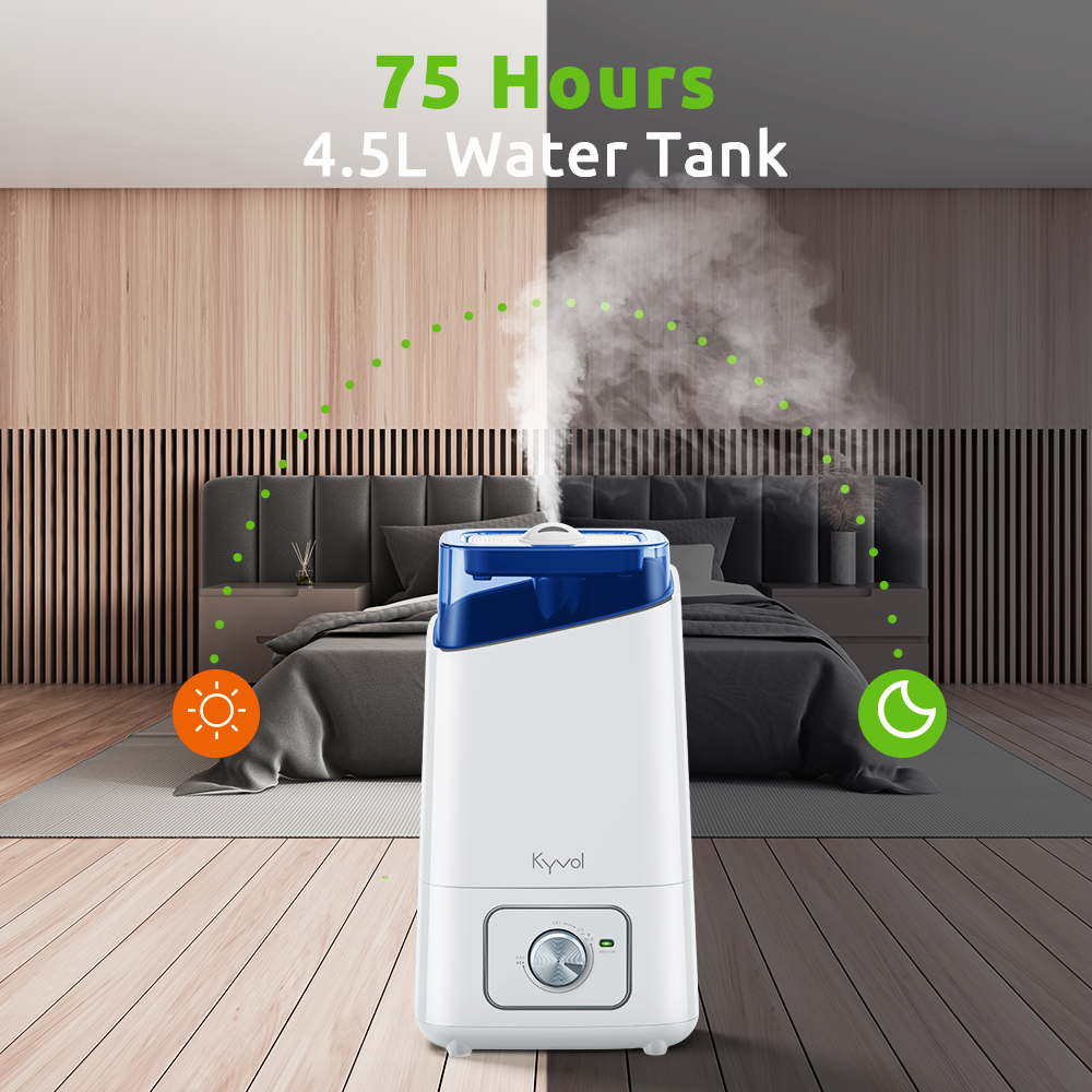 Vigoair HD3 Humidifier 4.5L Cool Mist Humidifier for Large Rooms